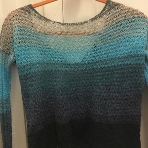 Aero Blue ombré sweater